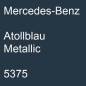 Preview: Mercedes-Benz, Atollblau Metallic, 5375.